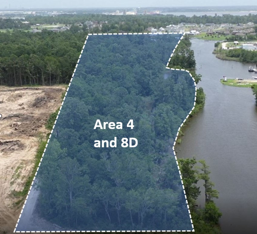 Drone image of  Area 4 and 8D